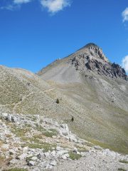 in vista della vetta