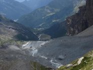 il pian di Verra inferiore dal rifugio