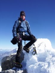 Max in vetta alla Nordend