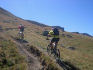 il sostenuto sentiero verso la Crete des Couniets