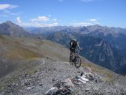 l'arrivo sulla tete de Paneyron 2785 m.