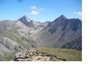 Il Pic de la Muliniere a sx e la Cassille ripresi da q.2717..