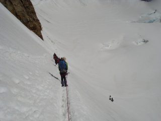 Discesa dal colle