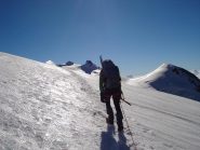 Tratto finale di salita al colle