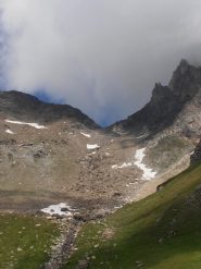 02 - verso il colle di Valsorey dal bivacco