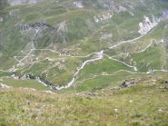 rifugio Benevolo dal sentiero di discesa