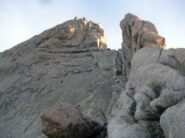 Tratto mediano della salita in cresta..