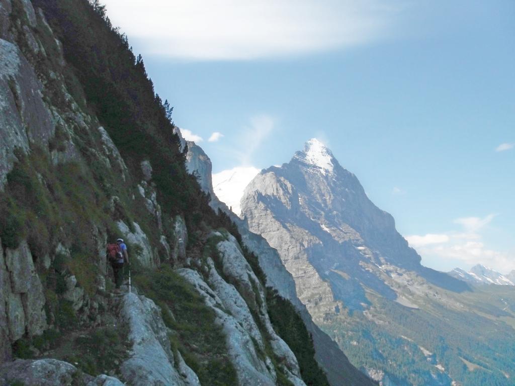 il mezzacosta che conduce all'imbocco del vallone