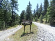 bivio tra il lago nero e le grange chabaud