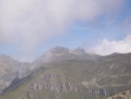Rocca Nera e Punta della Gavia durante la salita