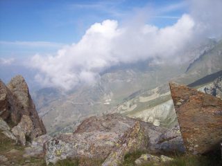 Il rifugio Selleries dalla Costa di Glantin