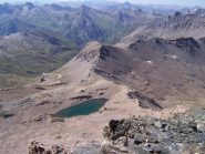 Lago Mongioia e Bivacco Boerio dalla cima