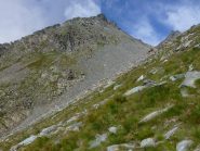 fuori dal canale verso l'ancora lontano passo di scaletta