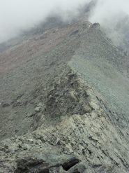 Ultimo tratto di cresta, visto dalla vetta
