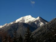 Monte Mater in veste invernale, visto da Craveggia