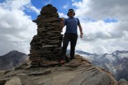 in vetta all'Aiguille Pers