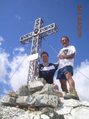 Io e Mini in punta alla Tour Real.