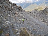 salita sulla parte finale