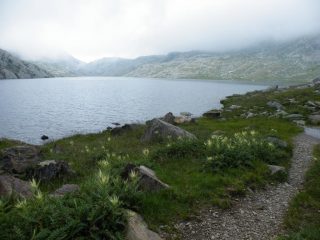 Sul fianco del Lago Lungo