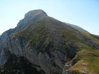 la cresta per il Castello delle Aquile