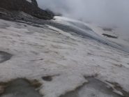 ghiacciaio della losa sul fondo il passo della vacca