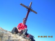 In punta al Baus, da solo.