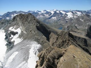 Dall'Aouillè, verso il Taou Blanc