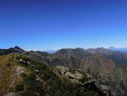 Panorama di vetta dal Rosa al Leone