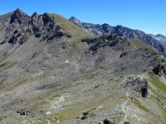 Il resto della cresta, dal Monpers