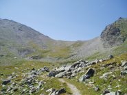 il colle visto dall'uscita del bosco