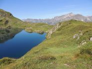 il lago Superiore con il monte Giove sullo sfondo