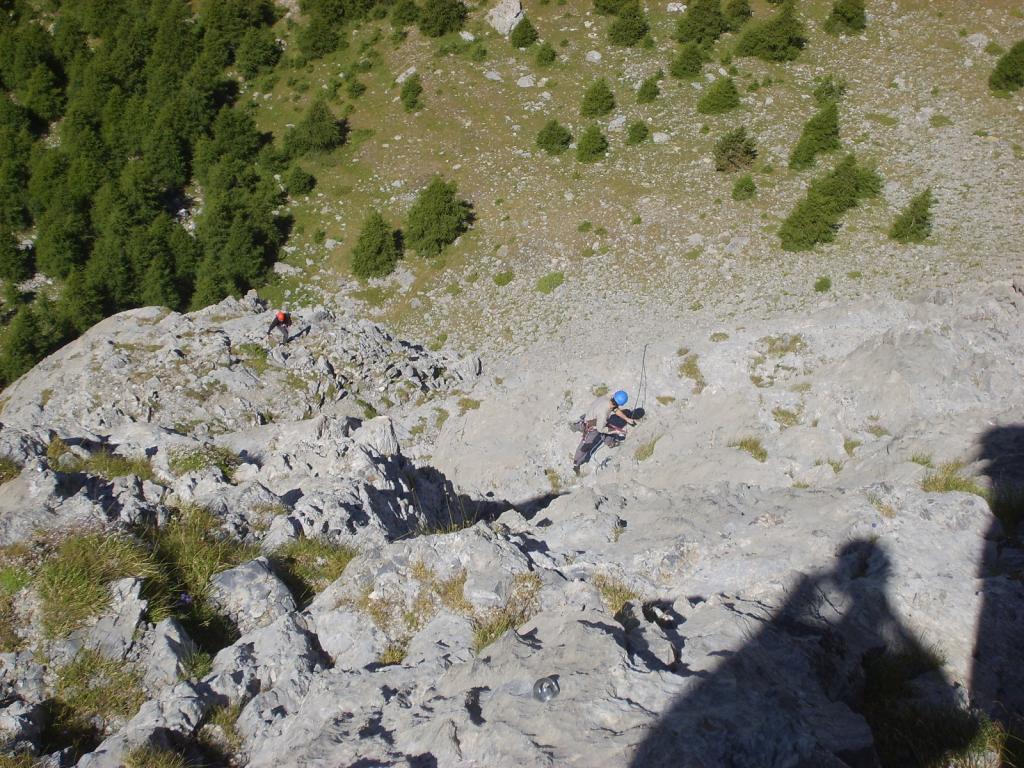Traverso verso sinistra e facili placche di L5