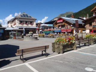 Il centro di Le Contamines