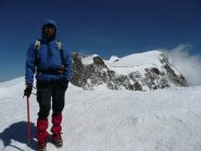 In cima alla calotta glaciale della Vincent spazzata dal vento