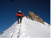 Sulla crestina finale alla vetta...