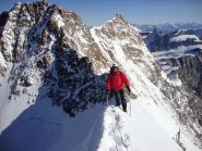 cresta sulla normale della Dufour