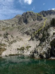 l'itinerario di salita