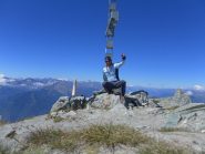 in vetta in autoscatto