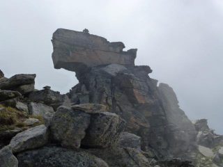 punta fertà da qui sembra ad un drago