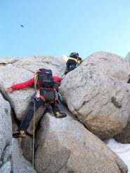 Lungo la via, roccia fantastica! 