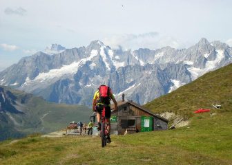 Arrivando alla Cabane de Mille 
