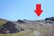 il Colle della Balma è pressapoco lassù