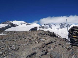 arrivo al rifugio 