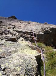 l'ultimo tiro: altra bellissima placca più facile del secondo tiro