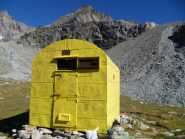 Bivacco Ivrea. A destra, il pendio da risalire (non è così brutto come sembra).