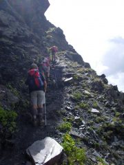 ultimi risalti per il colle Bastillon...