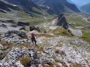 oltre gli spuntoni rocciosi sulla dorsale