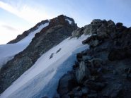 tutta la cresta da percorrere