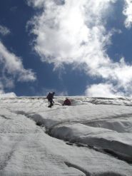 In discesa  sulla Vedrette