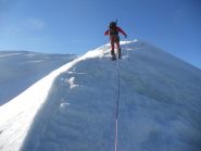 Dopo l'Adlerpass inizia la magnifica cresta